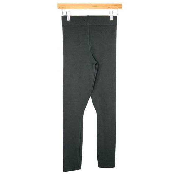 Good American Womens High-rise Essential Leggings Sz 1 Small Green GP0791M - Picture 3 of 8